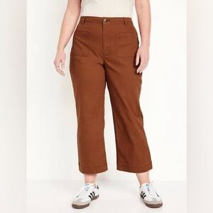 Old Navy High-Waisted Cropped Wide-Leg Pant